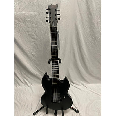 ESP Used ESP LTD BLACK METAL VIPER 7 Black Solid Body Electric Guitar