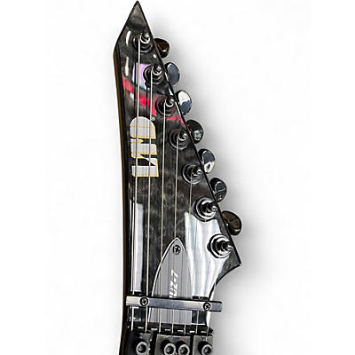 Used ESP LTD BUZ-7 BUZ MCGRATH GREY Solid Body Electric Guitar