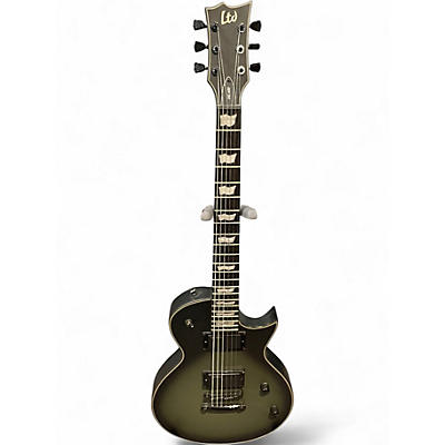 Used ESP LTD Bill Kelliher BK600 MILITARY GREEN BURST Solid Body Electric Guitar