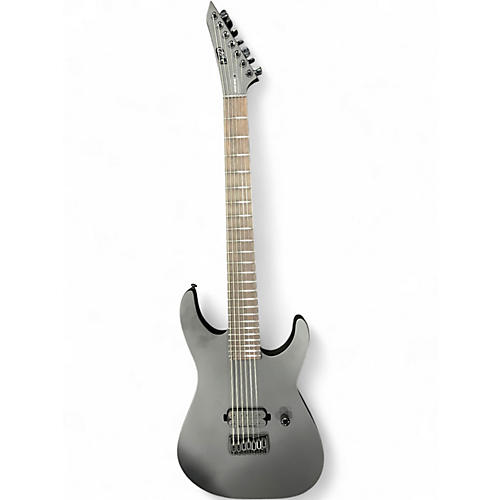 Used ESP LTD Black Metal BLACK Solid Body Electric Guitar BLACK