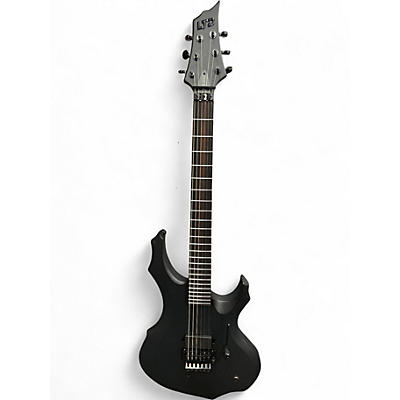 Used ESP LTD Black Metal Black Solid Body Electric Guitar