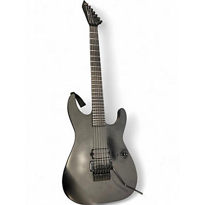 Used ESP LTD Black Metal Flat Black Solid Body Electric Guitar