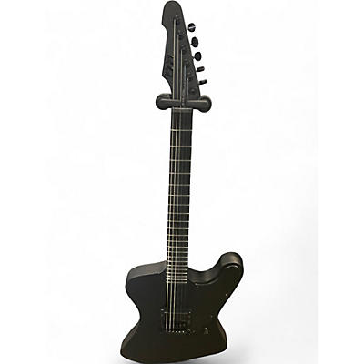 Used ESP LTD Black Metal phoenix  Black Solid Body Electric Guitar