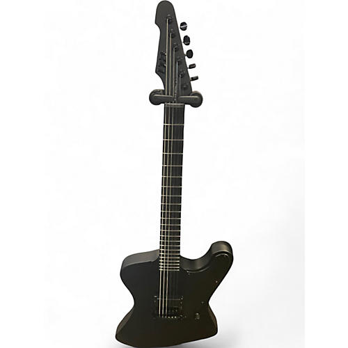 Used ESP LTD Black Metal phoenix  Black Solid Body Electric Guitar Black