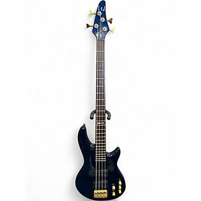 Used ESP LTD C304 Trans Blue Electric Bass Guitar