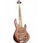 Used ESP LTD D5 5 String Natural Electric Bass Guitar Natural