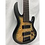 Used ESP Used ESP LTD D6 6 String Black Natural Electric Bass Guitar black natural