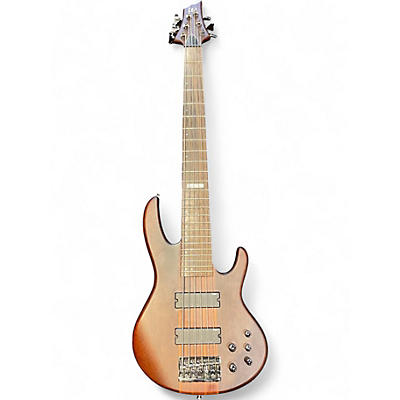 Used ESP LTD D6 6 String Walnut Electric Bass Guitar