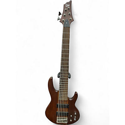 Used ESP LTD D6 6 String Walnut Electric Bass Guitar