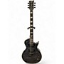 Used ESP LTD DELUX EC-1000 PIEZO See Thru Black Solid Body Electric Guitar See Thru Black
