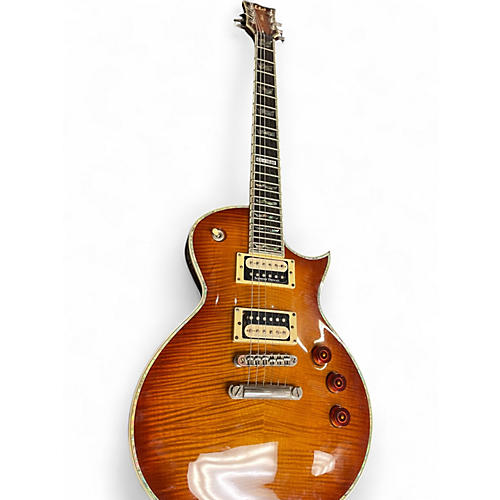 Used ESP LTD DELUXE Brown Sunburst Solid Body Electric Guitar Brown Sunburst