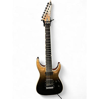 Used ESP LTD DELUXE MH1007 BLACK FADE                 Solid Body Electric Guitar