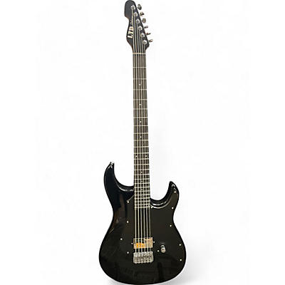 ESP Used ESP LTD DELUXE SN-1B Black Baritone Guitars