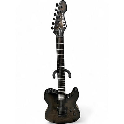 Used ESP LTD DELUXE TE-1000  BURL Solid Body Electric Guitar