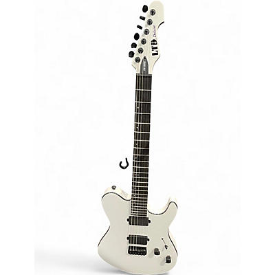 Used ESP LTD DELUXE TH1000 Arctic White Solid Body Electric Guitar