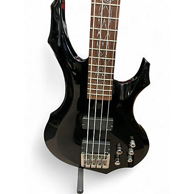Used ESP LTD DF404 Black Electric Bass Guitar