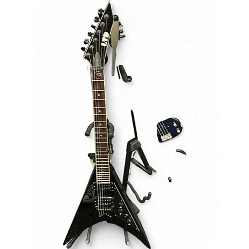 Used ESP LTD DV200 Black Solid Body Electric Guitar Black