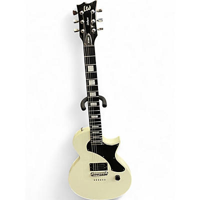 Used ESP LTD Deluxe EC01FT White Solid Body Electric Guitar