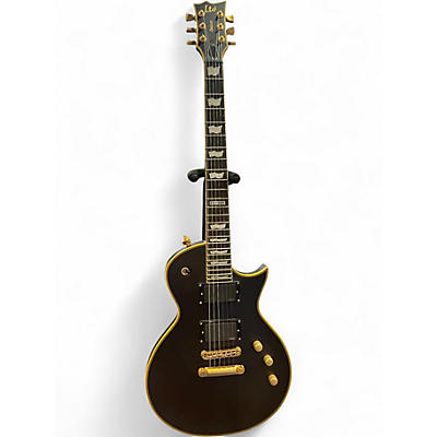 Used ESP LTD Deluxe EC1000 Satin Black Solid Body Electric Guitar