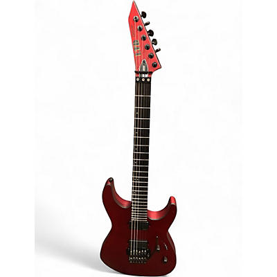 Used ESP LTD Deluxe M1000 Red Solid Body Electric Guitar