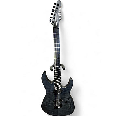 Used ESP LTD Deluxe M1000MS Black Solid Body Electric Guitar
