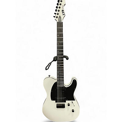 Used ESP LTD Deluxe TE1000 White Solid Body Electric Guitar