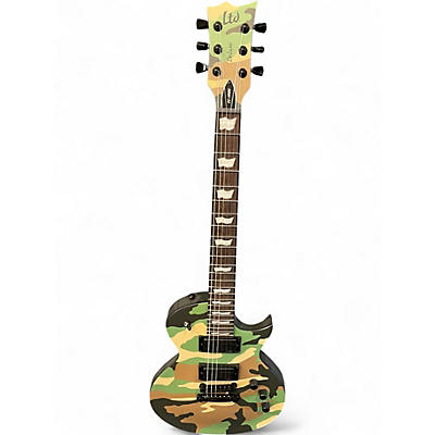Used ESP LTD EC-1000 Woodland Camo Solid Body Electric Guitar