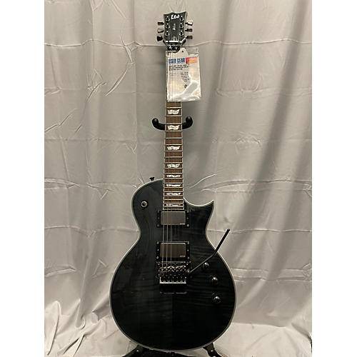 ESP Used ESP LTD EC-10001 FR Deluxe INDONESIA Solid Body Electric Guitar Trans Charcoal