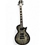 Used ESP LTD EC-1000T Quilted Maple Charcoal Burst Solid Body Electric Guitar Quilted Maple Charcoal Burst
