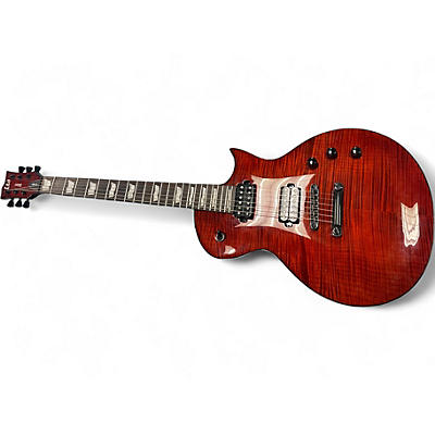 Used ESP LTD EC-1001 Amber Solid Body Electric Guitar