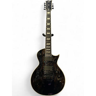 Used ESP LTD EC-1007 DELUXE BLACK Solid Body Electric Guitar