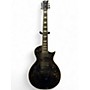 Used ESP LTD EC-1007 DELUXE BLACK Solid Body Electric Guitar BLACK