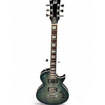 Used ESP LTD EC-256 Blue Burst Solid Body Electric Guitar