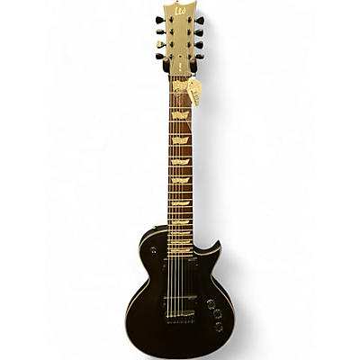 Used ESP LTD EC-258 Black  Solid Body Electric Guitar