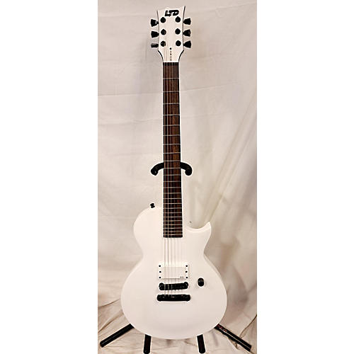 ESP Used ESP LTD EC Arctic Metal Arctic White Solid Body Electric Guitar Arctic White