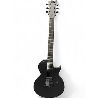 Used ESP LTD EC Black Metal Black Solid Body Electric Guitar