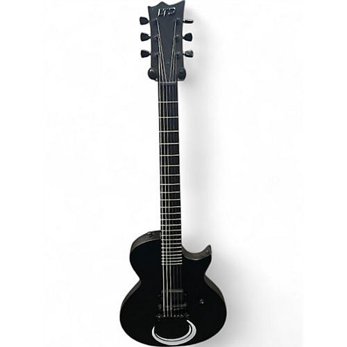 Used ESP LTD EC Black Metal Matte Black Solid Body Electric Guitar Matte Black