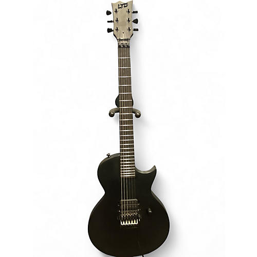 Used ESP LTD EC-FR Black Metal Satin Black Solid Body Electric Guitar Satin Black