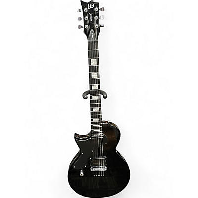 Used ESP LTD EC01FT LEFT HANDED Black Solid Body Electric Guitar