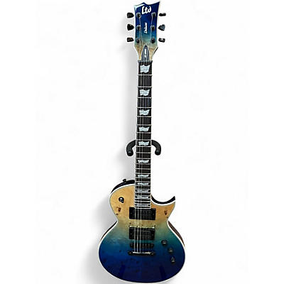 Used ESP LTD EC100 Blue Solid Body Electric Guitar