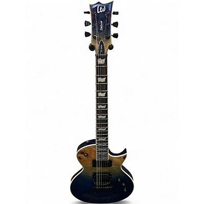 Used ESP LTD EC1000 BLUE NATURAL FADE Solid Body Electric Guitar