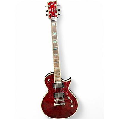 Used ESP LTD EC1000 Black Cherry Solid Body Electric Guitar