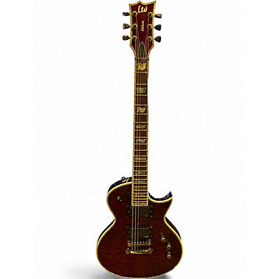 Used ESP LTD EC1000 Black Cherry Solid Body Electric Guitar