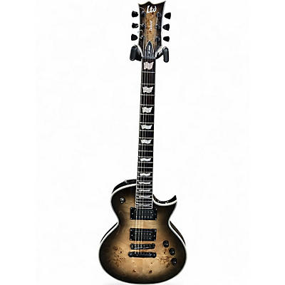 Used ESP LTD EC1000 Black Natural Burst Solid Body Electric Guitar