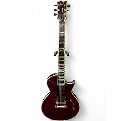 Used ESP LTD EC1000 Burgundy Solid Body Electric Guitar