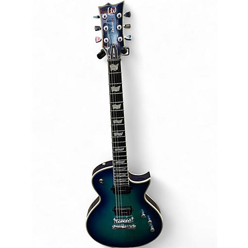 Used ESP LTD EC1000 CTM Blue Solid Body Electric Guitar Blue
