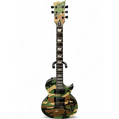 Used ESP LTD EC1000 Camo Solid Body Electric Guitar