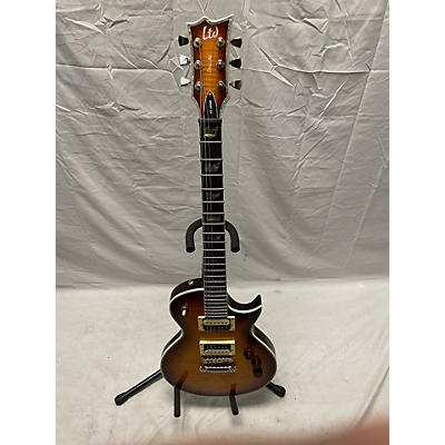 ESP Used ESP LTD EC1000 Deluxe Amber Solid Body Electric Guitar