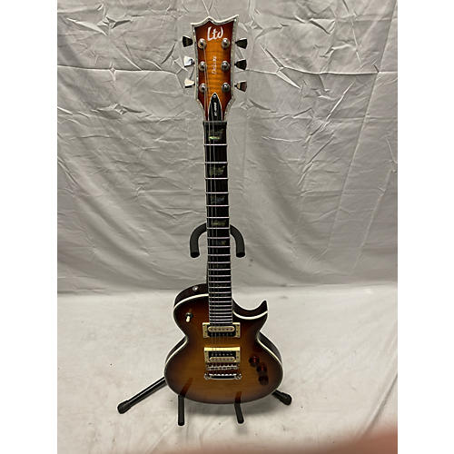 ESP Used ESP LTD EC1000 Deluxe Amber Solid Body Electric Guitar Amber