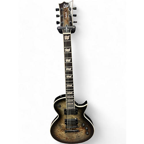 ESP Used ESP LTD EC1000 Deluxe BLACK NATURAL BURST Solid Body Electric Guitar BLACK NATURAL BURST